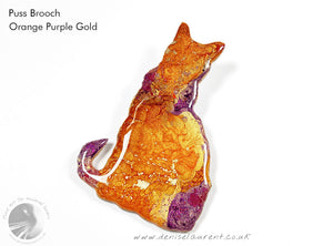 Commission A Cat Brooch