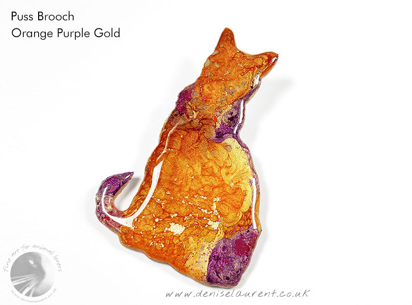Commission A Cat Brooch