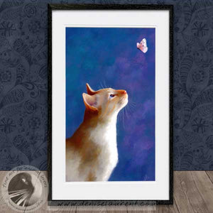 siamese cat framed wallart