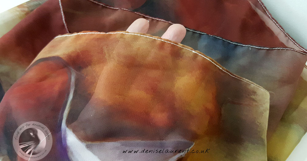 Sleeping Siamese Chiffon Scarf