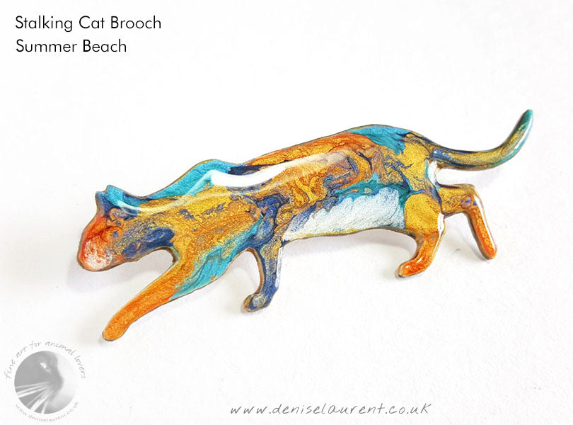 Commission A Cat Brooch