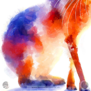 Sunlit Hare - Hare Art Print
