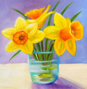 Three Daffodils  - Sold