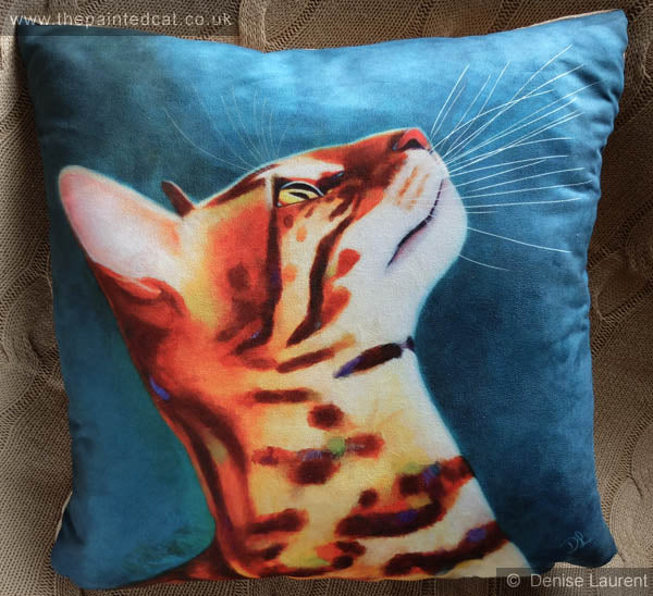 Whats Up Bengal Cat Cushion