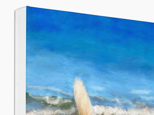 Life's A Beach - Golden Retriever Eco Canvas