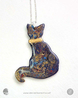 Cat necklace No 1 2-In-1 Reversible