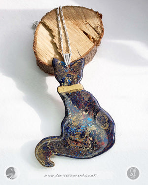 Cat necklace No 1 2-In-1 Reversible