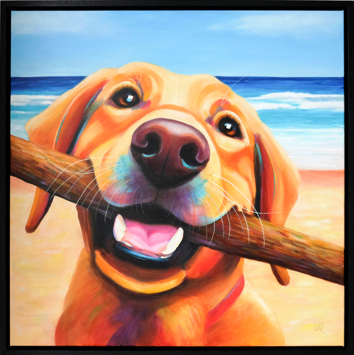 Portrait Of Roo Framed