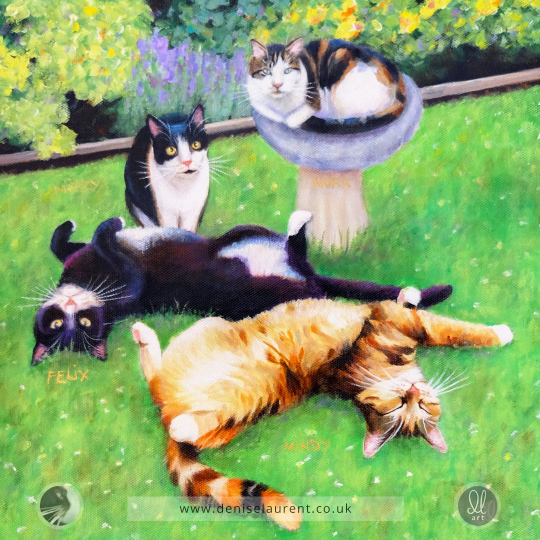 Portrait Of Felix Mitzy Mork And Mindy