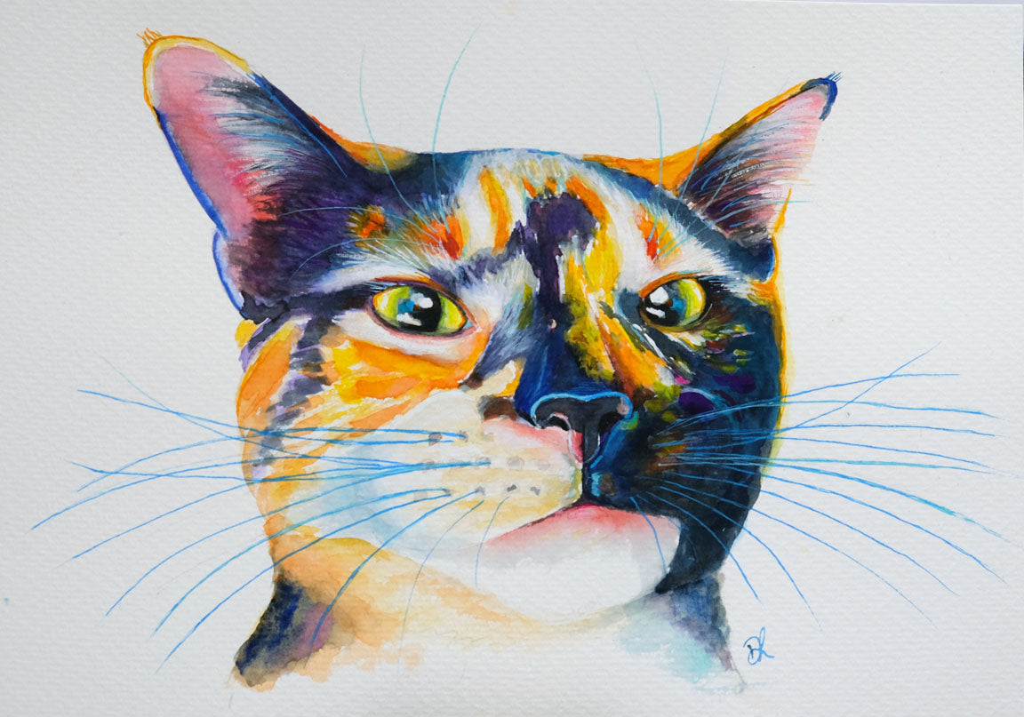 Katie's Dont Wake Me Face  - Sold