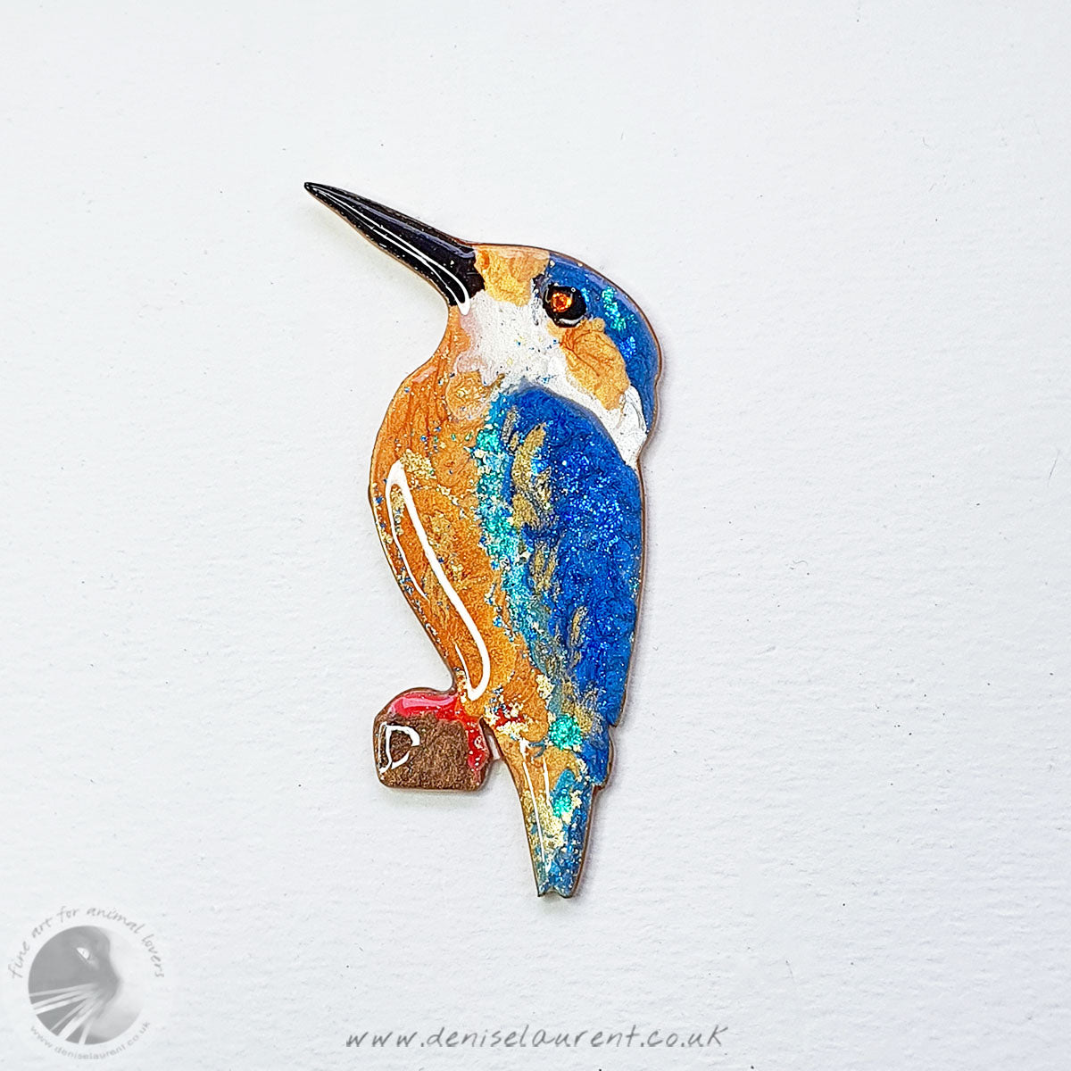Kingfisher Brooch