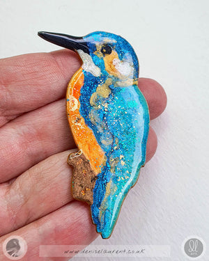 Kingfisher Brooch No 8