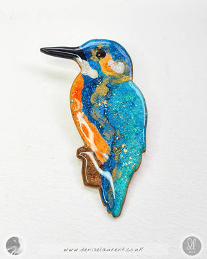 Kingfisher Brooch No 8