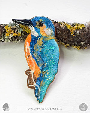 Kingfisher Brooch No 8