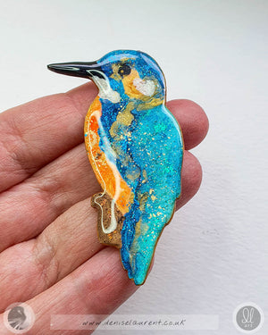 Kingfisher Brooch No 8