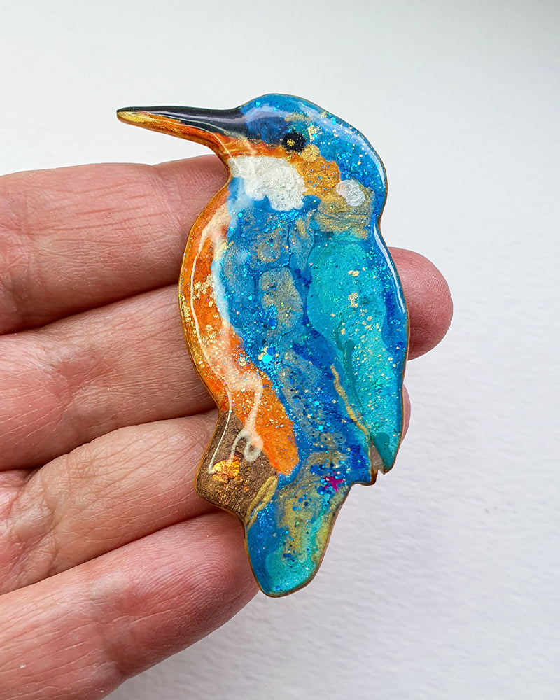 Kingfisher Brooch No 9