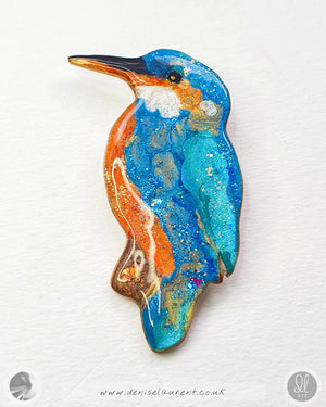 Kingfisher Brooch No 9