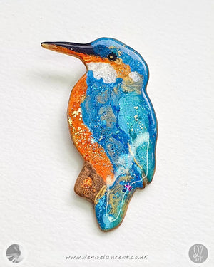 Kingfisher Brooch No 9