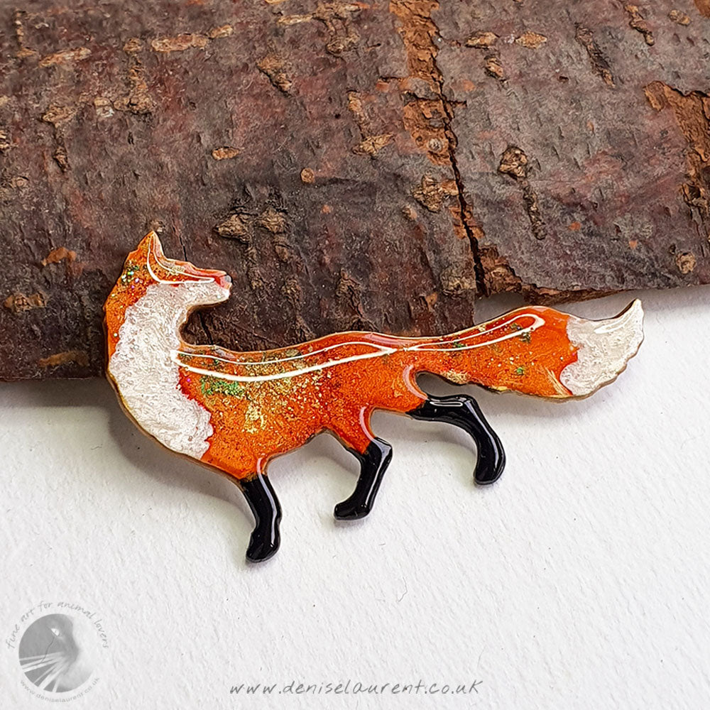Fox Brooch