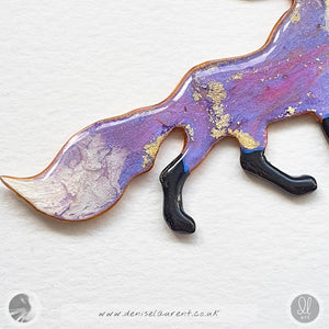 Look Back Fox Brooch No 15