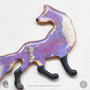 Look Back Fox Brooch No 15