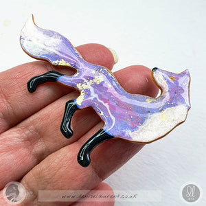 Look Back Fox Brooch No 15