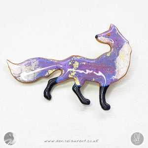 Look Back Fox Brooch No 15