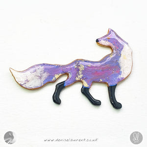 Look Back Fox Brooch No 15