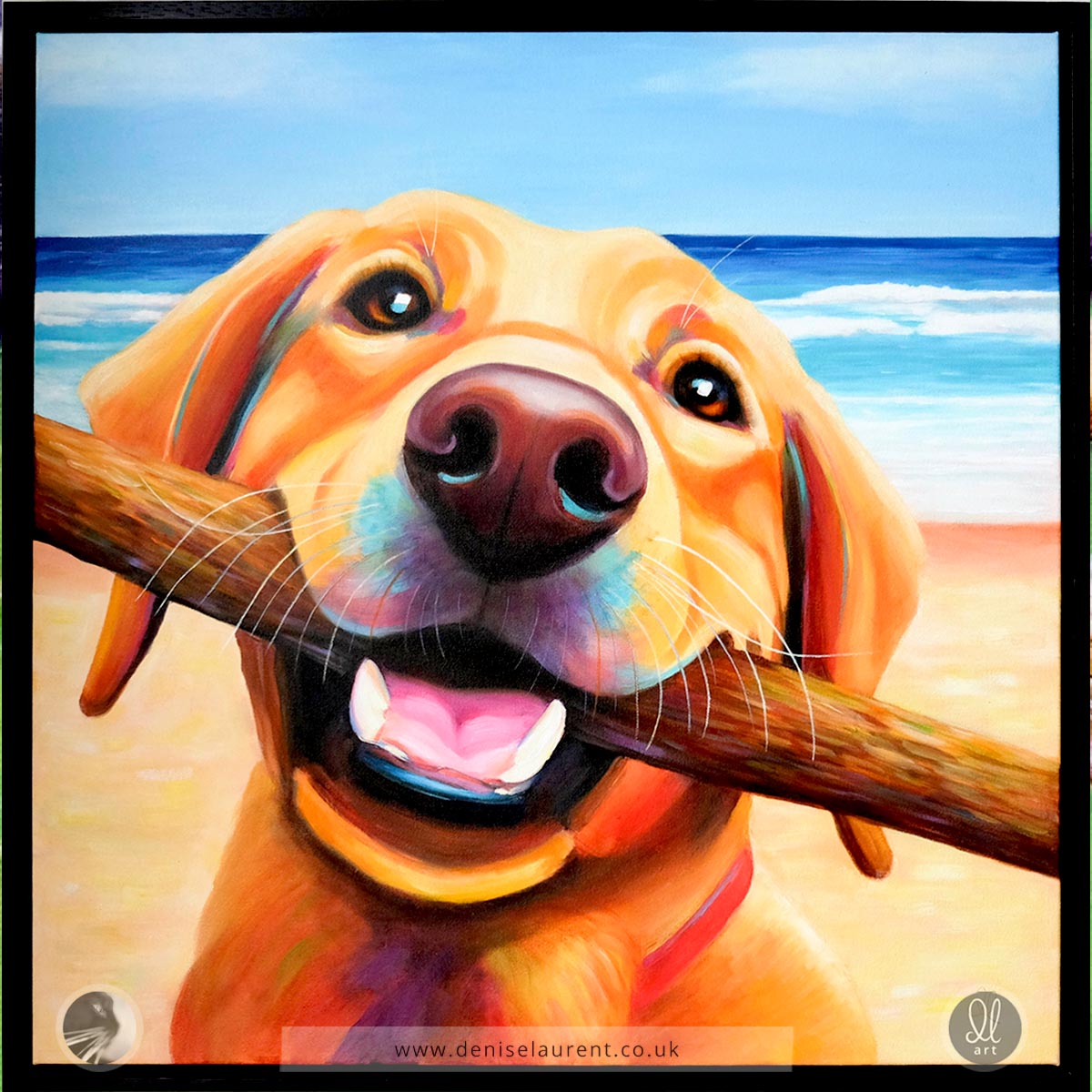 Portrait Of Roo Framed