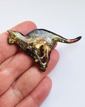 Running Cat Brooch No 10