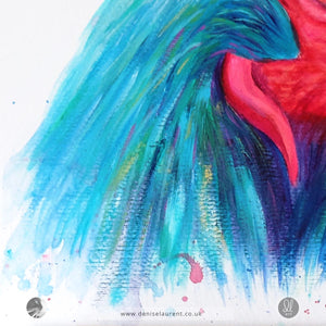 Sargent Peck - 16x16" Acrylic Painting