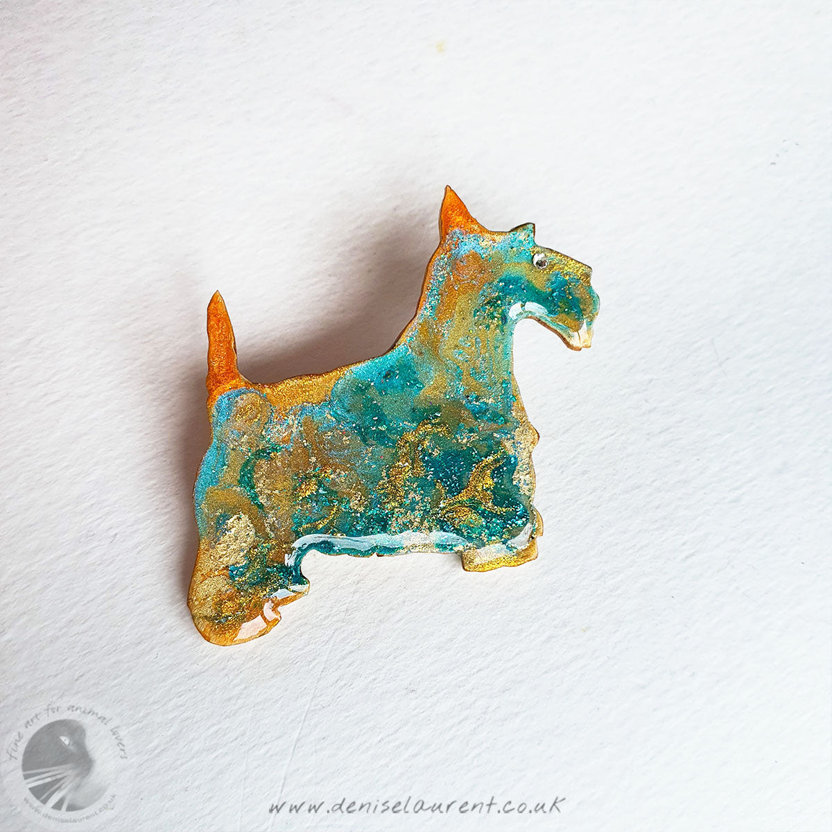 Scottie Dog Brooch No 11