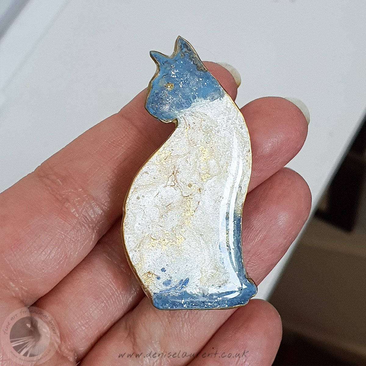 Sheba Siamese Cat Brooch No 13