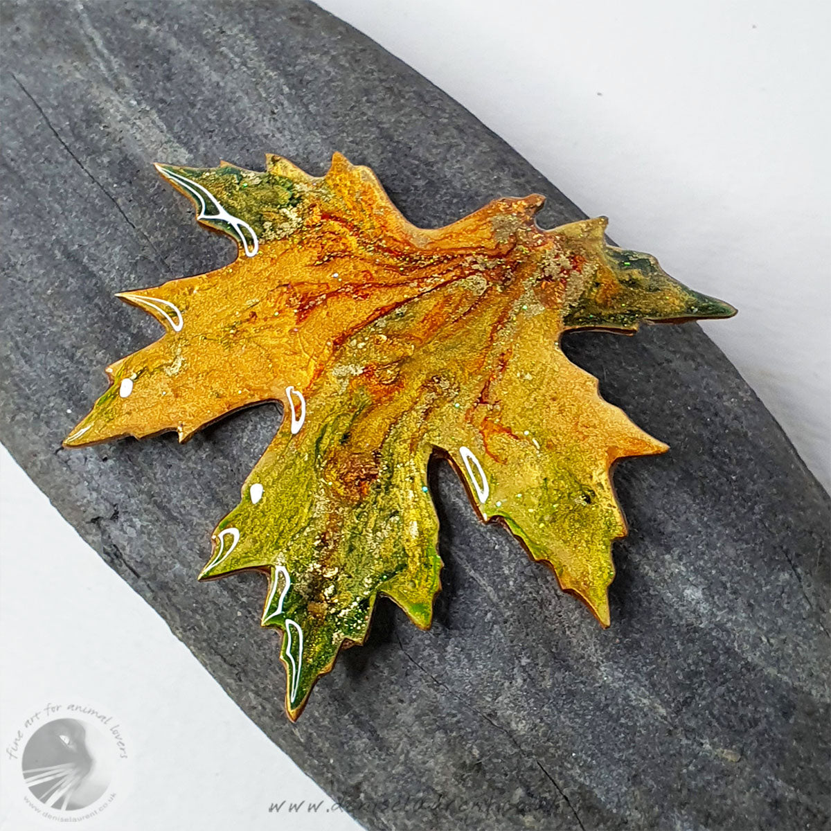 Silver Maple Leaf Brooch No 25