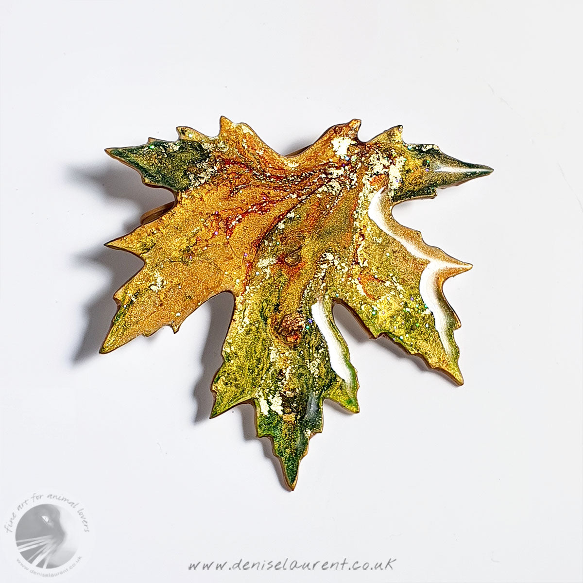 Silver Maple Leaf Brooch No 25