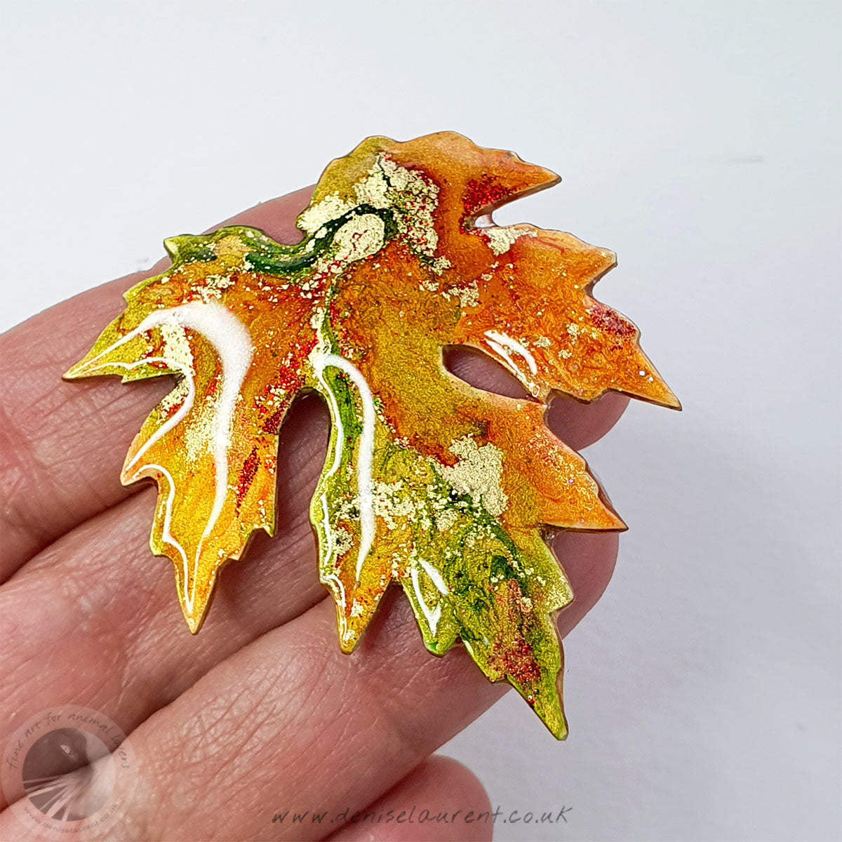 Silver Maple Leaf Brooch No 26