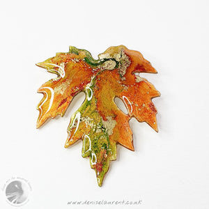 Silver Maple Leaf Brooch No 26