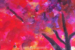 Autumn In Tavistock Square  -18x12" Landscape Painting