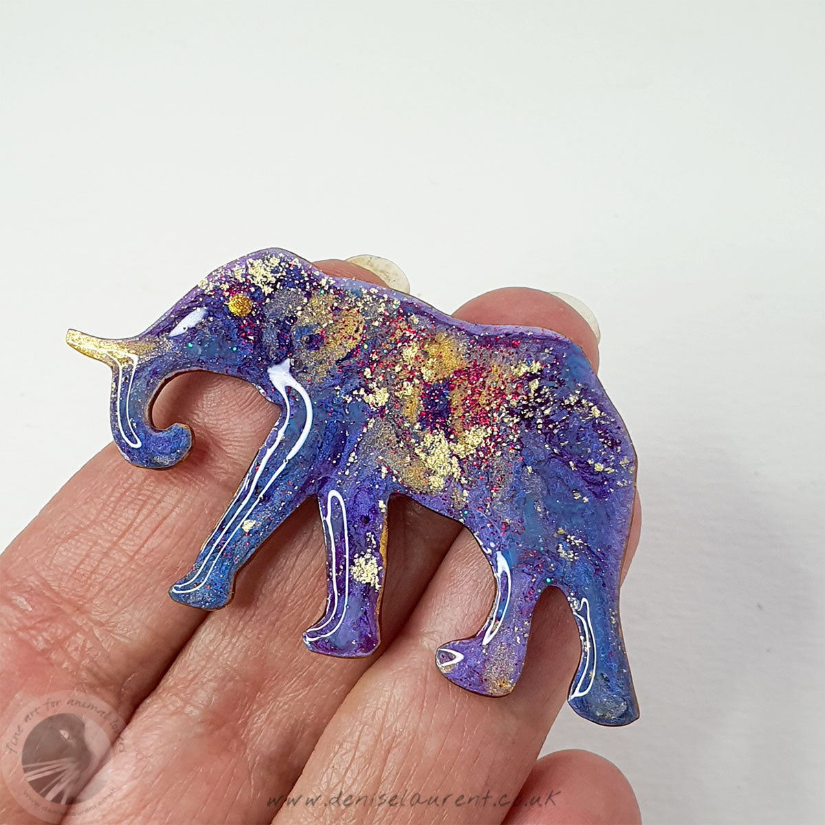 Walking Elephant Brooch No 3