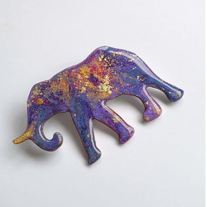 Walking Elephant Brooch No 3