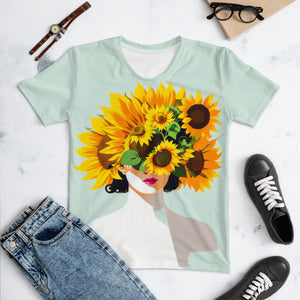 Sunflowers Women's Crew neck T-shirt