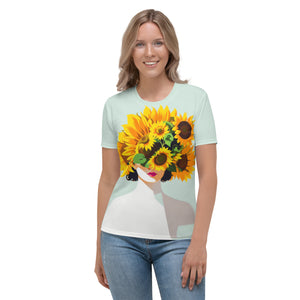 Sunflowers Women's Crew neck T-shirt