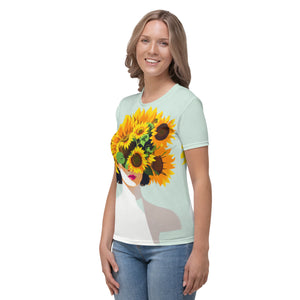 Sunflowers Women's Crew neck T-shirt