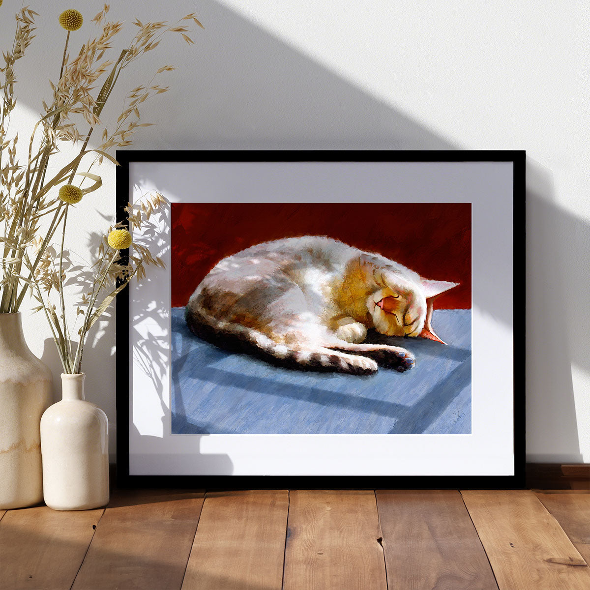 Asleep In The Sun - Bengal Cat Art Print