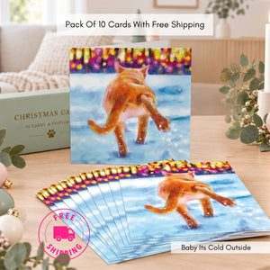 Pack Of 10 Christmas Cards