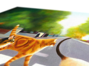 Abbey Road Cats - Eco Canvas