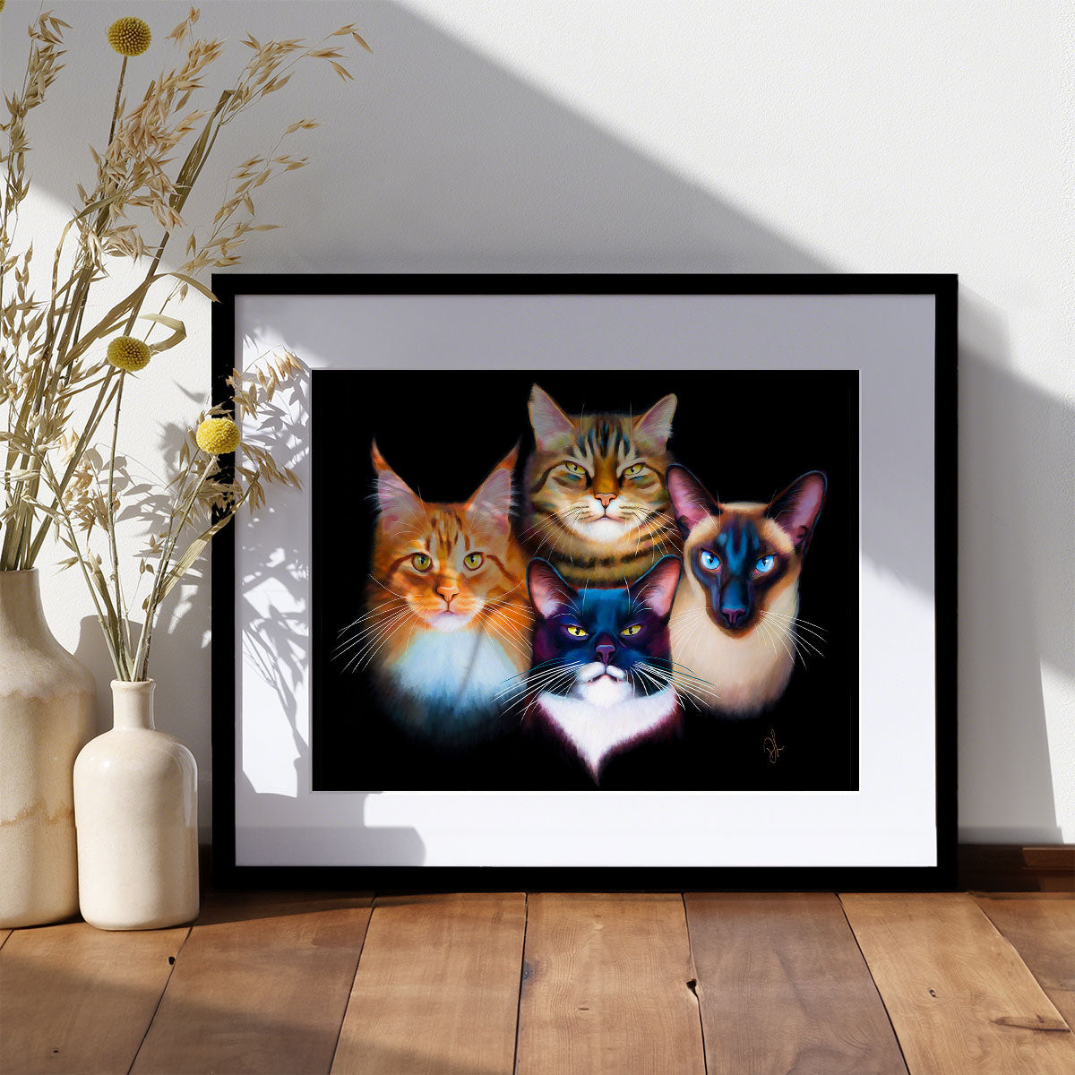 Bohemian Catsody - Cat Art Print