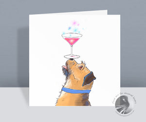 Martini - Dog Card