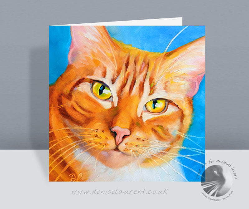 Ginger - Cat Card