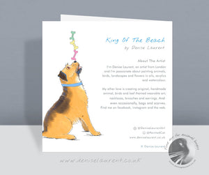 King Of The Beach - Labrador Card